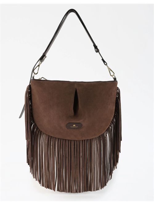 Borsa Maxi Pouch Folk con frange Emma Cuoieria Fiorentina Cuoieria Fiorentina | B00006037W100-CC